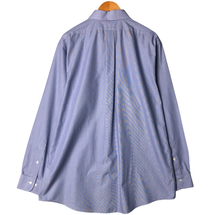 Brooks Brothers Est.1818 REGENT Long Sleeve Cotton Shirt Men's XL cotton blue type Vintage Second Hand