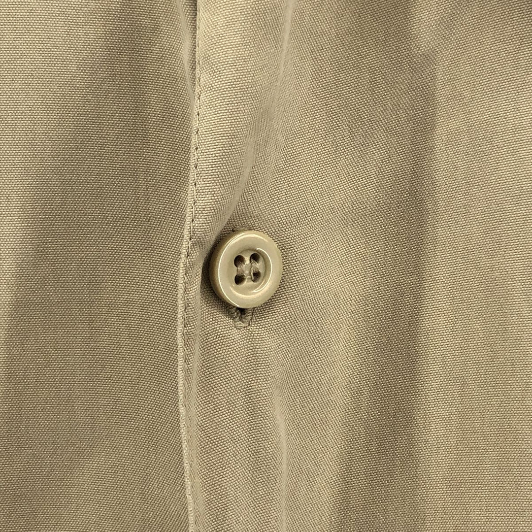 KNIGHTSBRIDGE Long Sleeve Silk Shirt, Men's Size L silk Beige type Vintage Second Hand