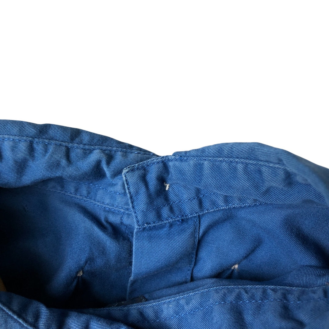 Ralph Lauren BLAKE short sleeve button down shirt, men's size L cotton blue type Vintage Second Hand