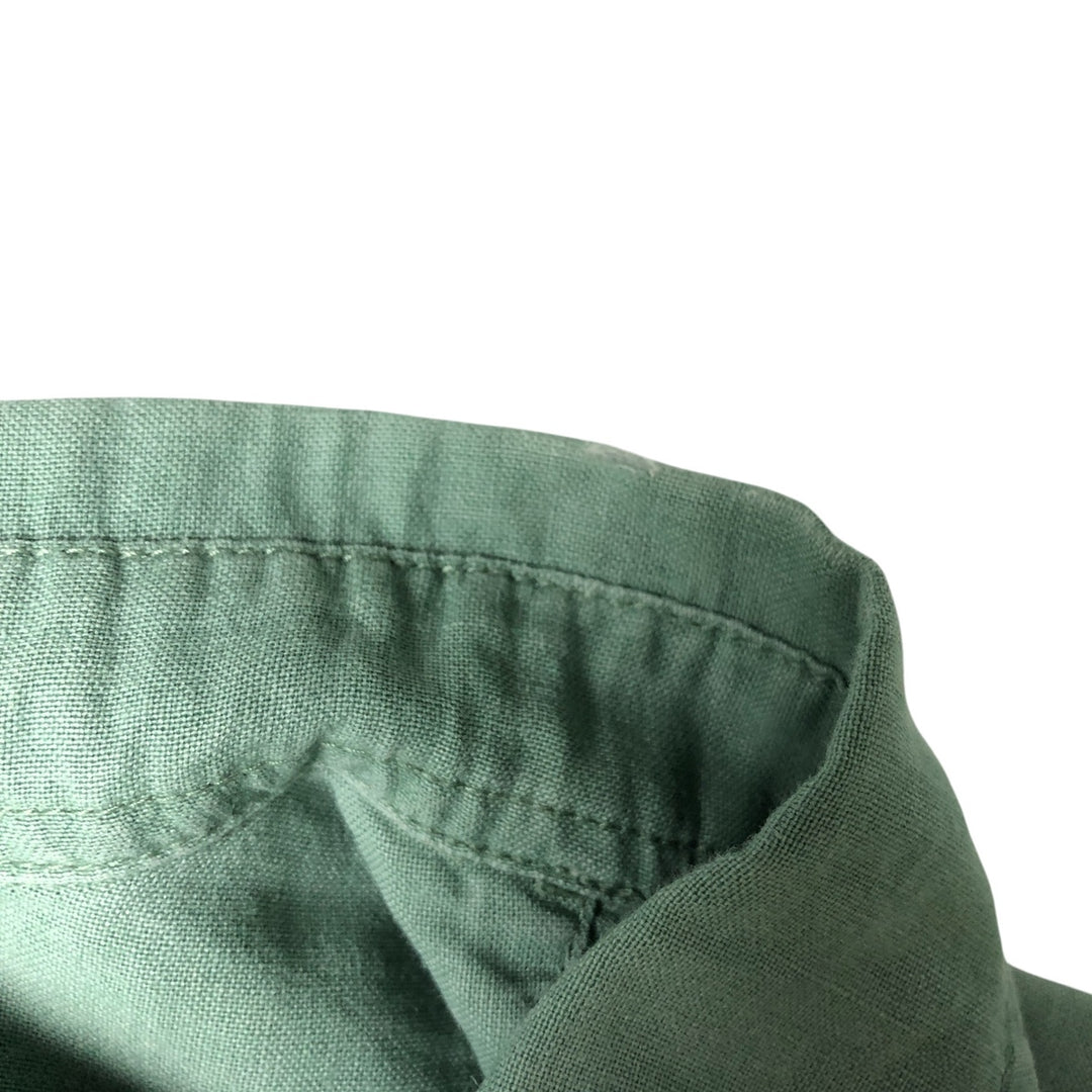 2000'S Columbia Short Sleeve Button-Down Shirt, Men's XL Lamy Khaki type sage green Vintage Second Hand