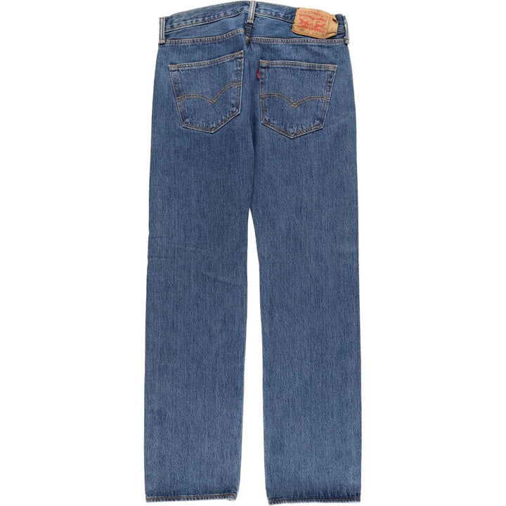 Levi's 501 straight denim pants for men, size W33 cotton blue type Vintage Second Hand