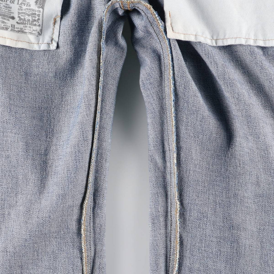 Levi's 501 straight denim pants for men, size W33 cotton blue type Vintage Second Hand