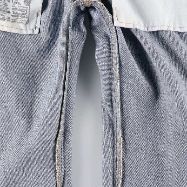 Levi's 501 straight denim pants for men, size W33 cotton blue type Vintage Second Hand