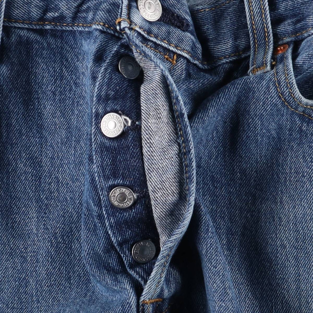 Levi's 501 straight denim pants for men, size W37 cotton blue type Vintage Second Hand