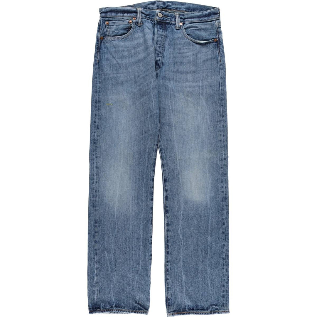 Levi's 501 straight denim pants for men, size W34 cotton blue type Vintage Second Hand