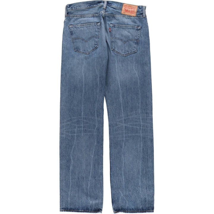 Levi's 501 straight denim pants for men, size W34 cotton blue type Vintage Second Hand
