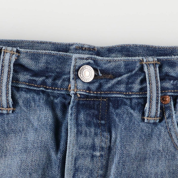 Levi's 501 straight denim pants for men, size W34 cotton blue type Vintage Second Hand