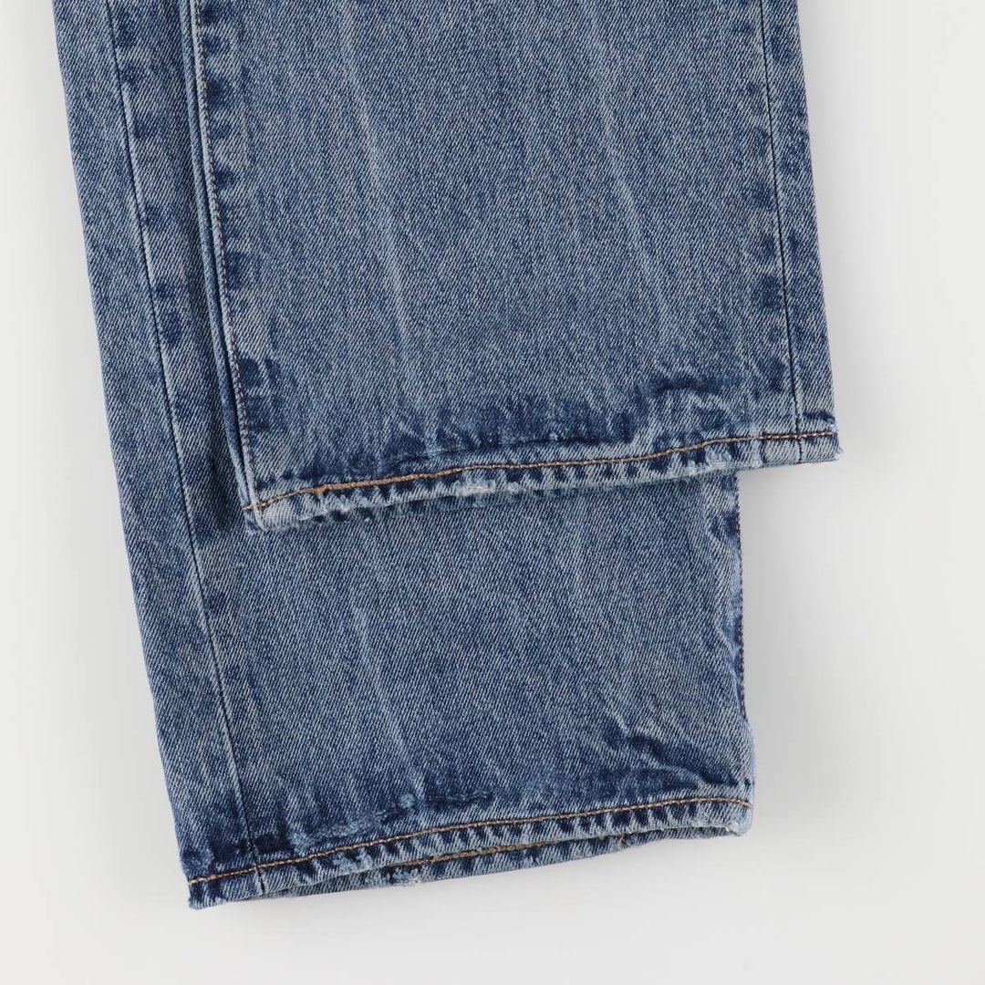 Levi's 501 straight denim pants for men, size W34 cotton blue type Vintage Second Hand