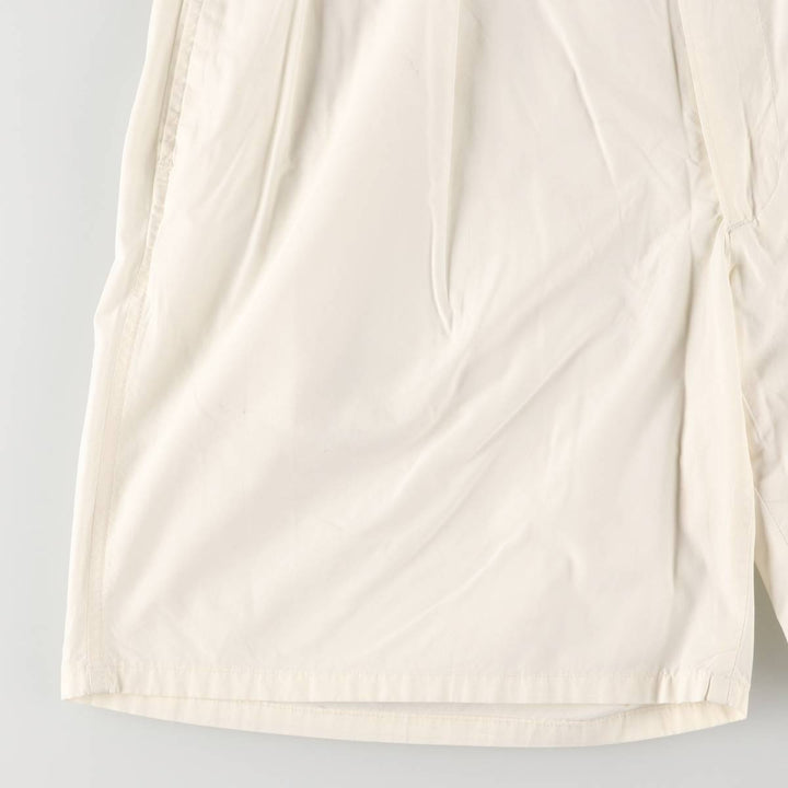 Vintage 90'S Polo by Ralph Lauren two-pleat chino shorts, made in the USA, men's size W35. cotton ivory Vintage Second Hand
