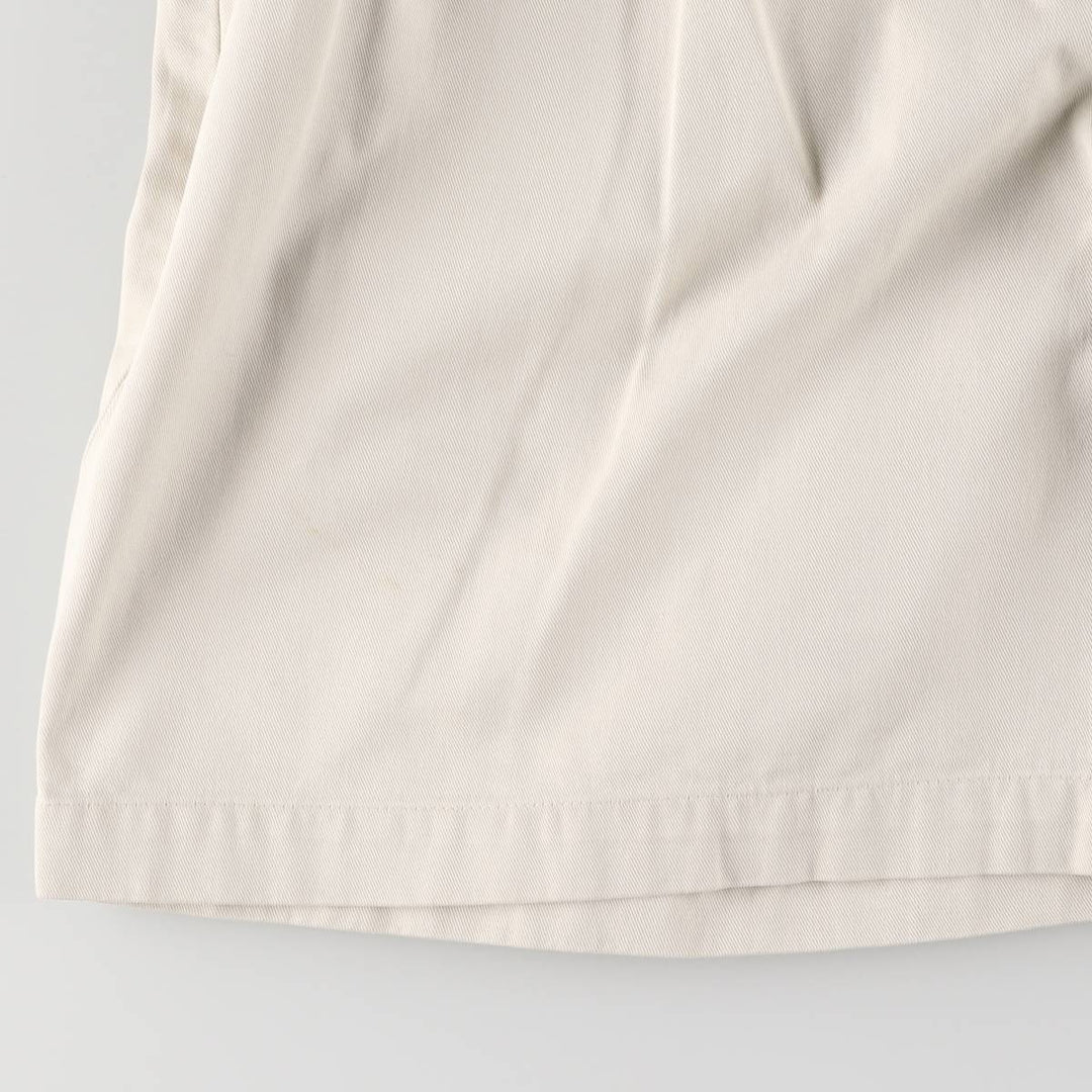 Ralph Lauren Polo Ralph Lauren Two-Pleated Chino Shorts, Made in USA, Men's Size W36 cotton Beige type Vintage Second Hand