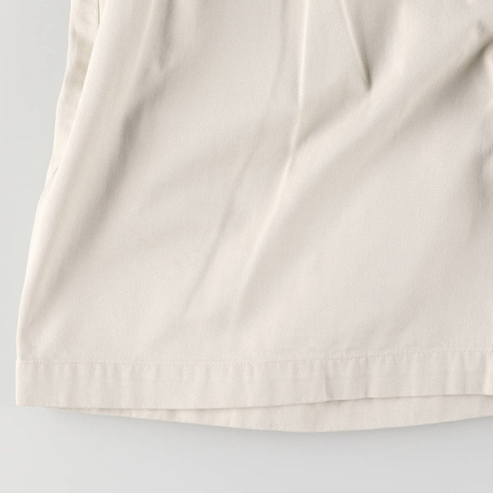 Ralph Lauren Polo Ralph Lauren Two-Pleated Chino Shorts, Made in USA, Men's Size W36 cotton Beige type Vintage Second Hand
