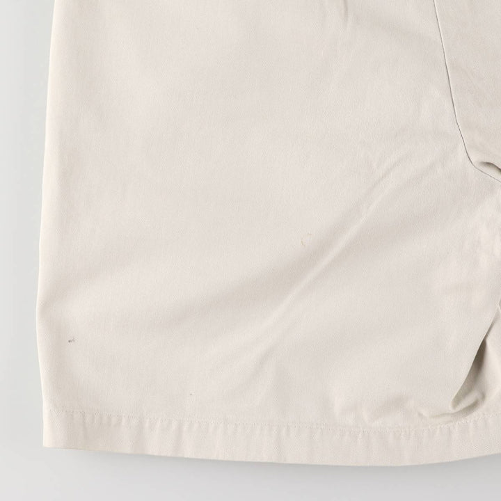 Ralph Lauren Polo Ralph Lauren Two-Pleated Chino Shorts, Made in USA, Men's Size W36 cotton Beige type Vintage Second Hand