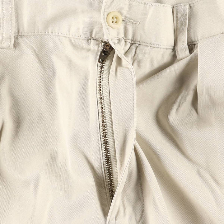 Ralph Lauren POLO by Ralph Lauren TYLER SHORT Two-pleat chino shorts, short pants, men's w35 equivalent cotton Beige type Vintage Second Hand