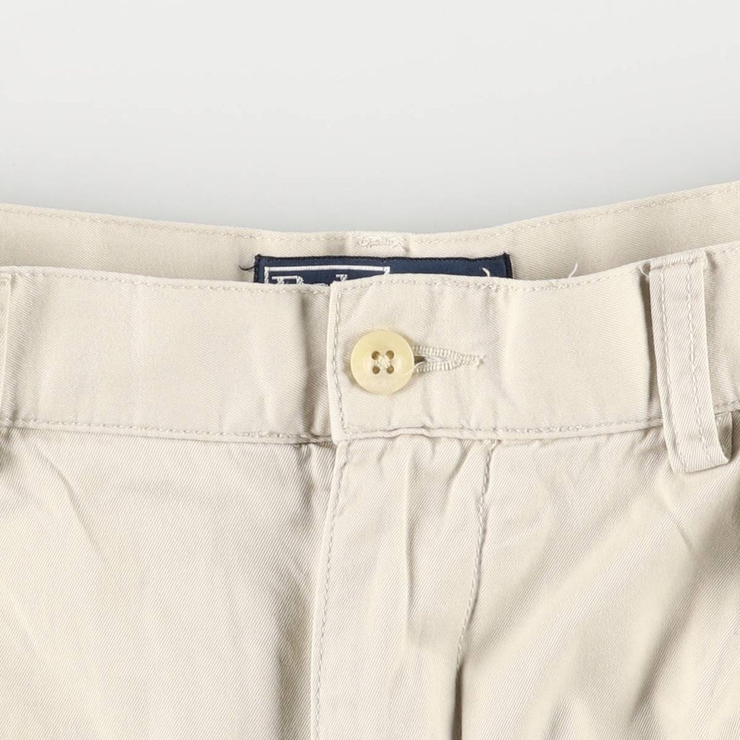 Ralph Lauren POLO by Ralph Lauren TYLER SHORT Two-pleat chino shorts, short pants, men's w35 equivalent cotton Beige type Vintage Second Hand