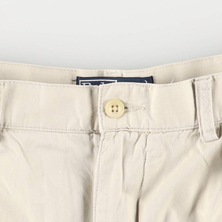 Ralph Lauren POLO by Ralph Lauren TYLER SHORT Two-pleat chino shorts, short pants, men's w35 equivalent cotton Beige type Vintage Second Hand