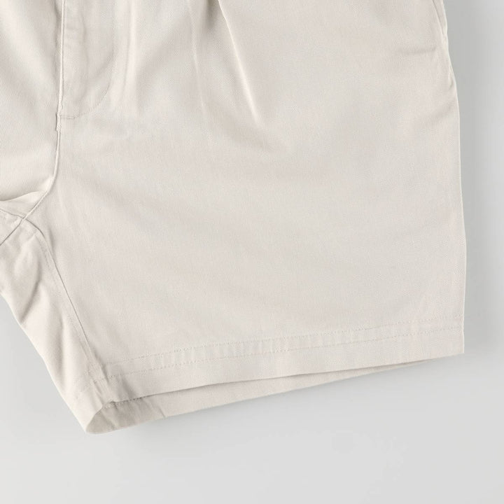 Ralph Lauren Polo Ralph Lauren Two-pleat Chino Shorts, Men's Size W34 cotton Beige type Vintage Second Hand