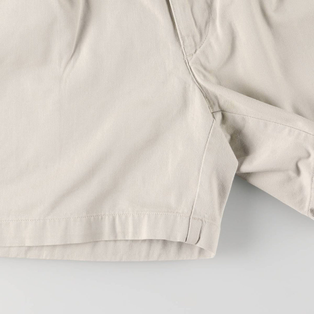Ralph Lauren Polo Ralph Lauren Two-pleat Chino Shorts, Men's Size W36 cotton Beige type Vintage Second Hand