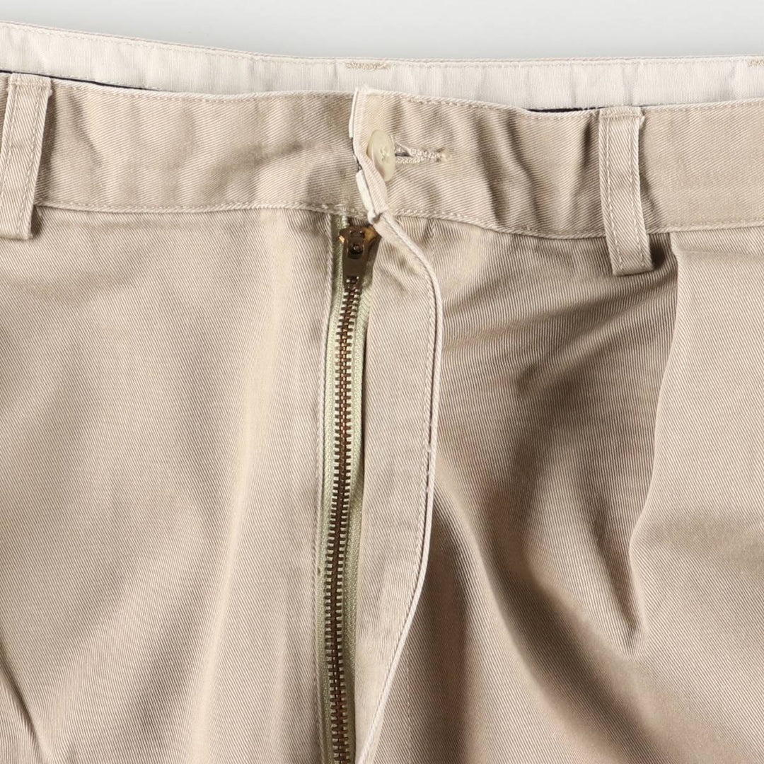 Ralph Lauren Polo Ralph Lauren Two-pleat Chino Shorts, Men's Size W36 cotton Beige type Vintage Second Hand