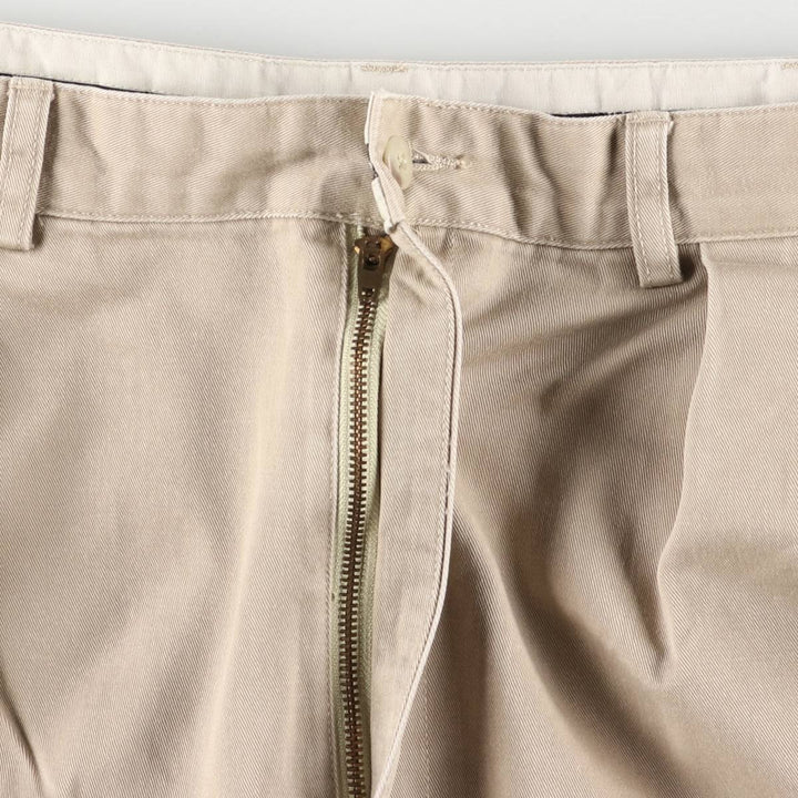 Ralph Lauren Polo Ralph Lauren Two-pleat Chino Shorts, Men's Size W36 cotton Beige type Vintage Second Hand
