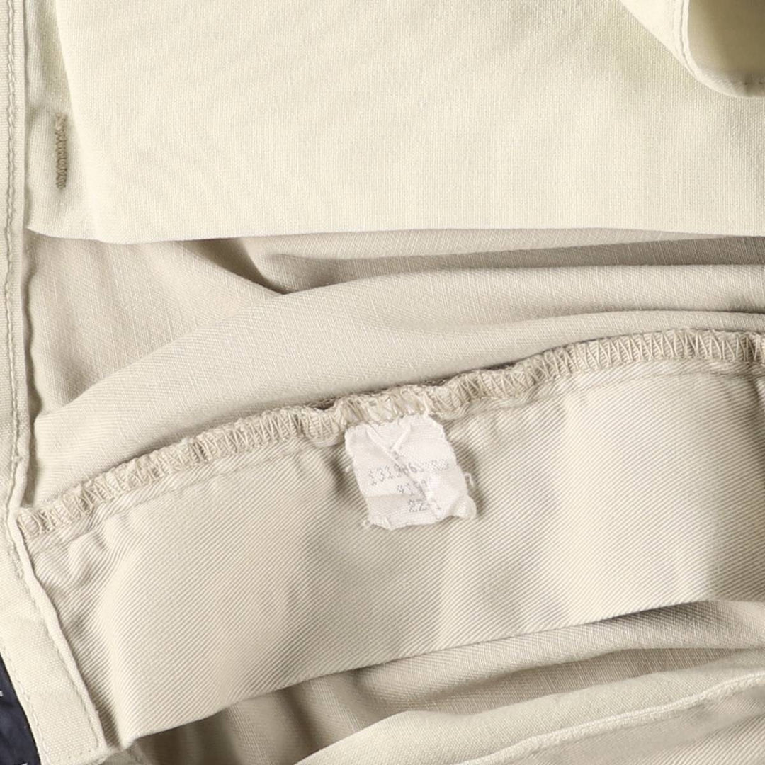 Ralph Lauren Polo Ralph Lauren Two-pleat Chino Shorts, Men's Size W34 cotton Beige type Vintage Second Hand