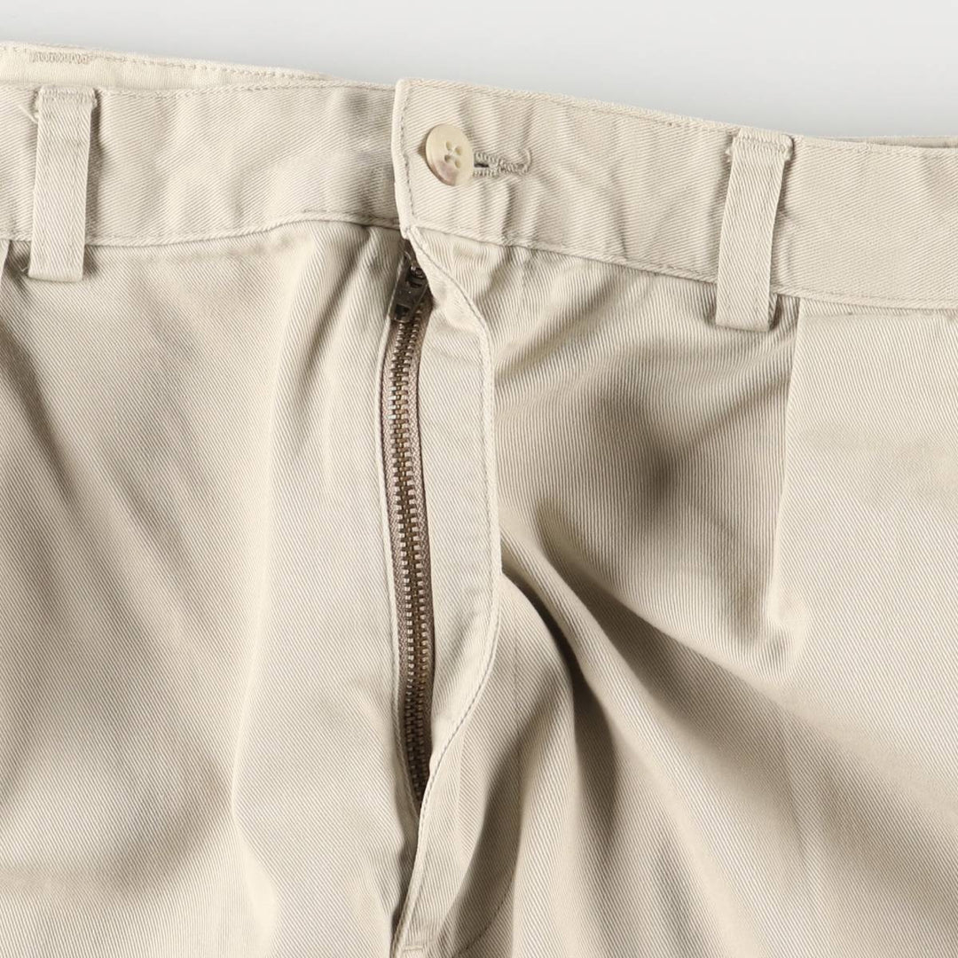 Ralph Lauren Polo Ralph Lauren Two-pleat Chino Shorts, Men's Size W34 cotton Beige type Vintage Second Hand