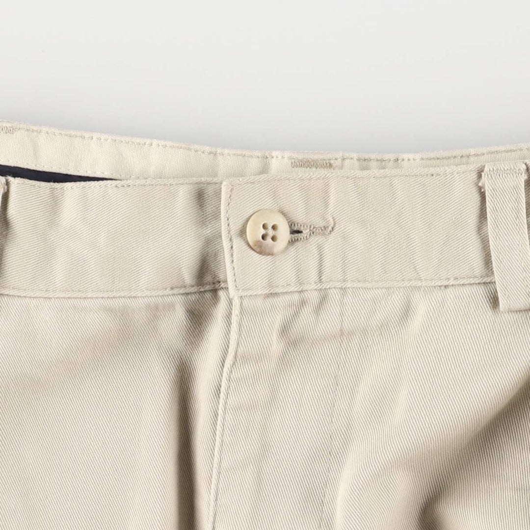 Ralph Lauren Polo Ralph Lauren Two-pleat Chino Shorts, Men's Size W34 cotton Beige type Vintage Second Hand