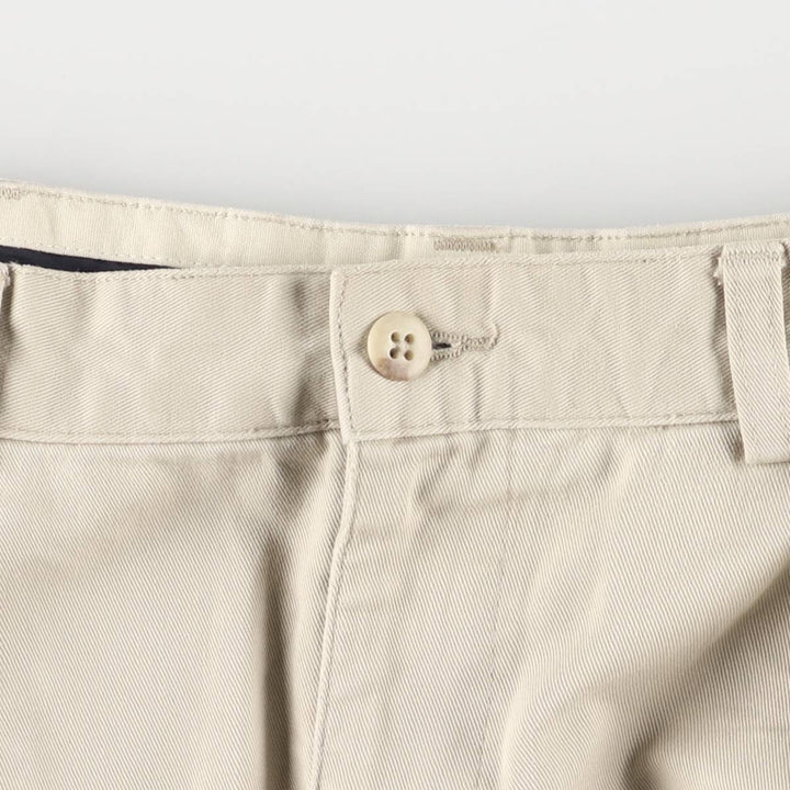 Ralph Lauren Polo Ralph Lauren Two-pleat Chino Shorts, Men's Size W34 cotton Beige type Vintage Second Hand