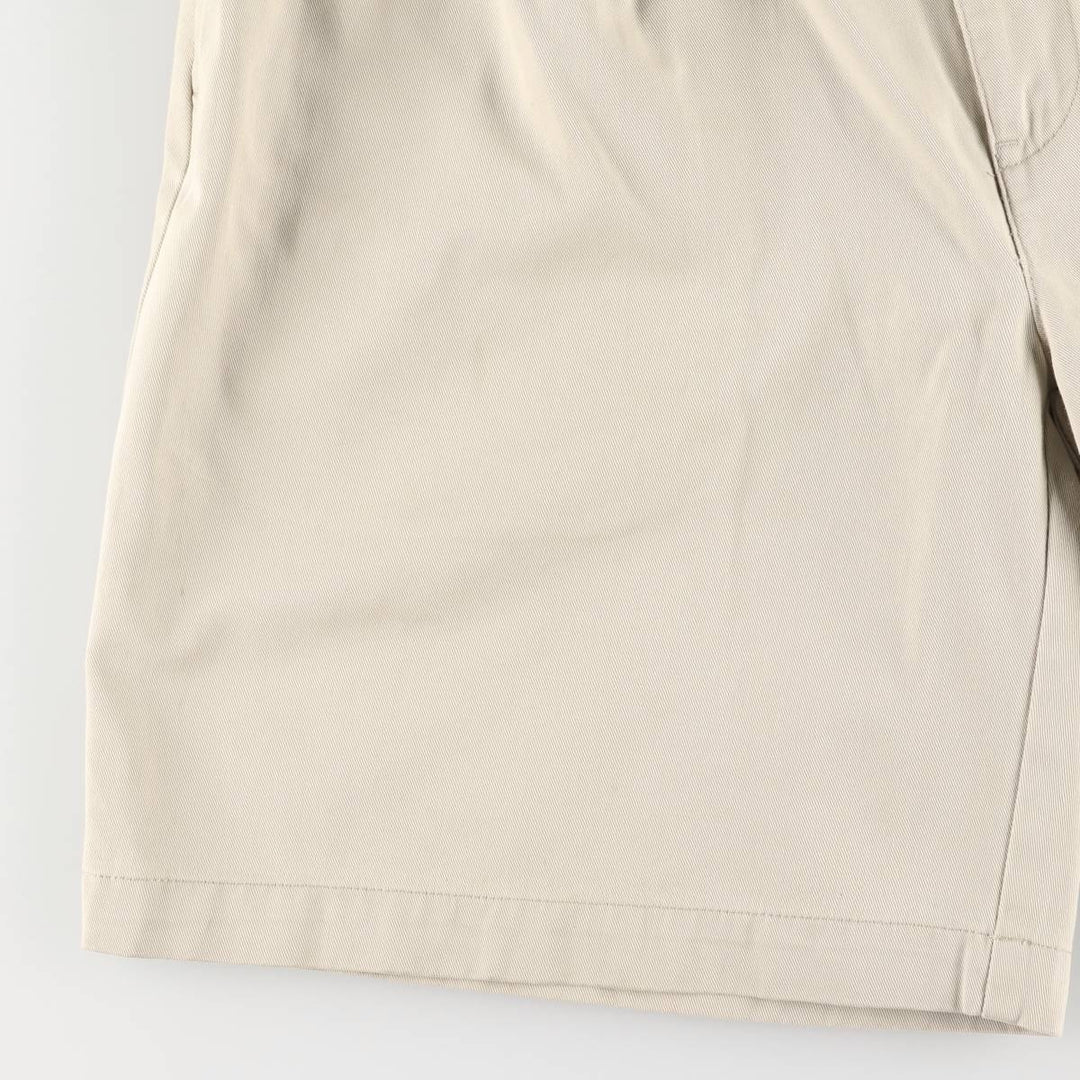 Ralph Lauren Polo Ralph Lauren Two-pleat Chino Shorts, Men's Size W34 cotton Beige type Vintage Second Hand