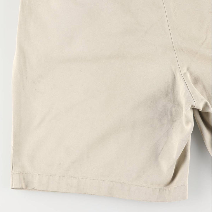 Ralph Lauren Polo Ralph Lauren Two-pleat Chino Shorts, Men's Size W34 cotton Beige type Vintage Second Hand