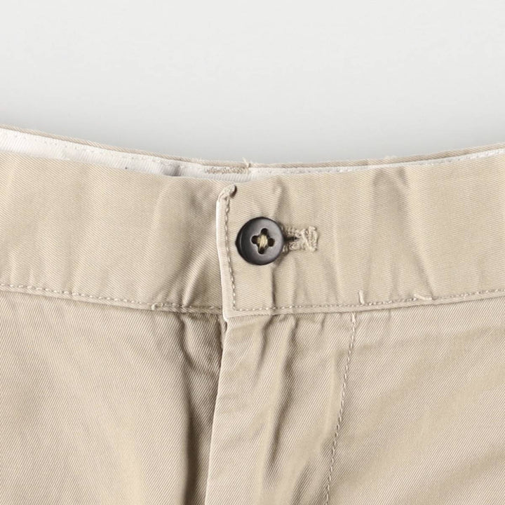 Ralph Lauren POLO GOLF Classic Golf Shorts, two-pleat chino shorts, men's size W37. cotton Beige type Vintage Second Hand