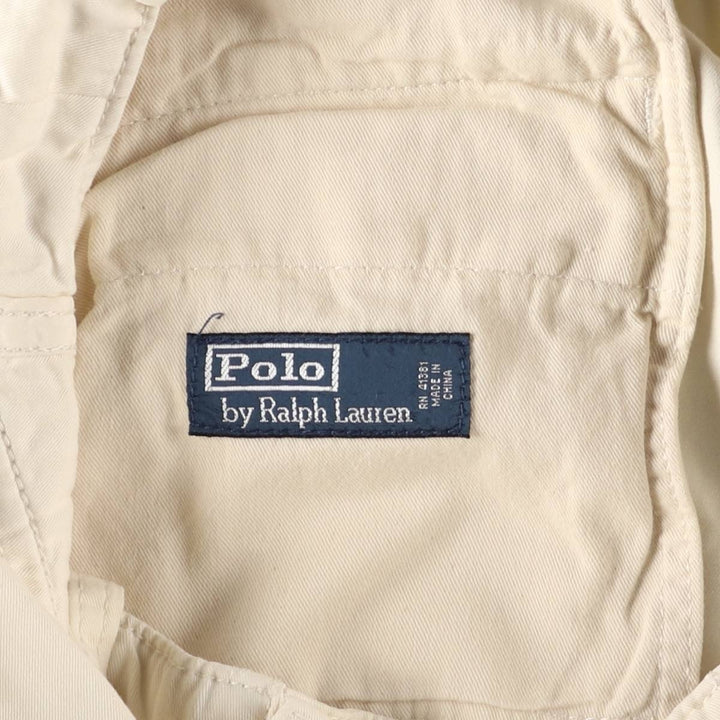 Ralph Lauren POLO by Ralph Lauren Chino Shorts Shorts Men's W33 equivalent cotton unbleached Vintage Second Hand