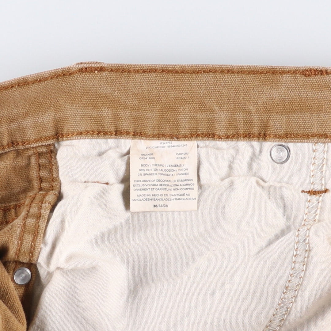 Dickies Duck Work Shorts, Men's, Size W38 cotton beige type brown Vintage Second Hand