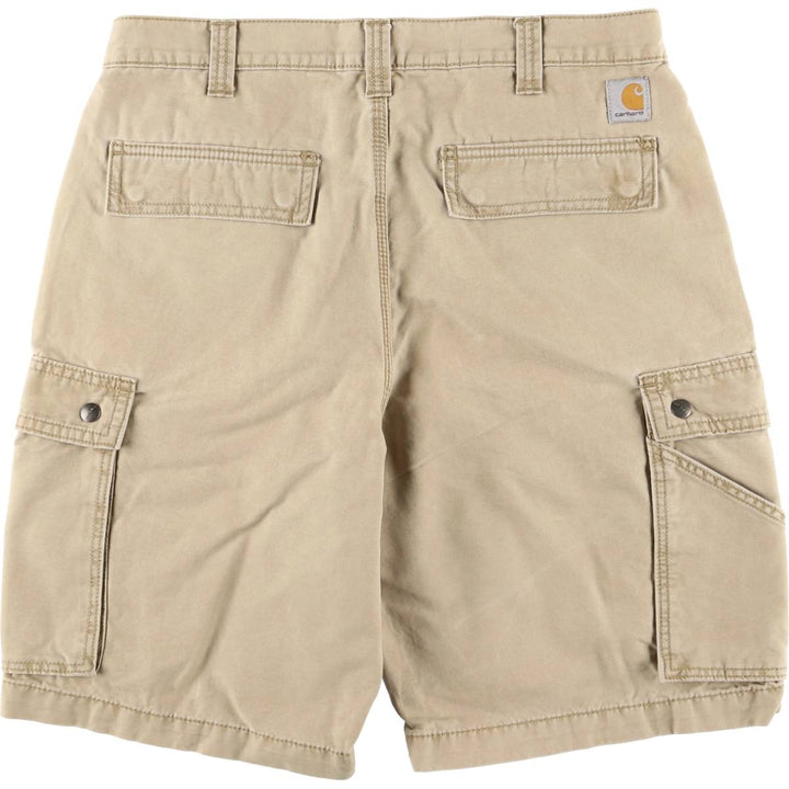 Carhartt Relaxed Fit Duck Painter Shorts, Men's, Size W35 cotton Khaki type beige Vintage Second Hand