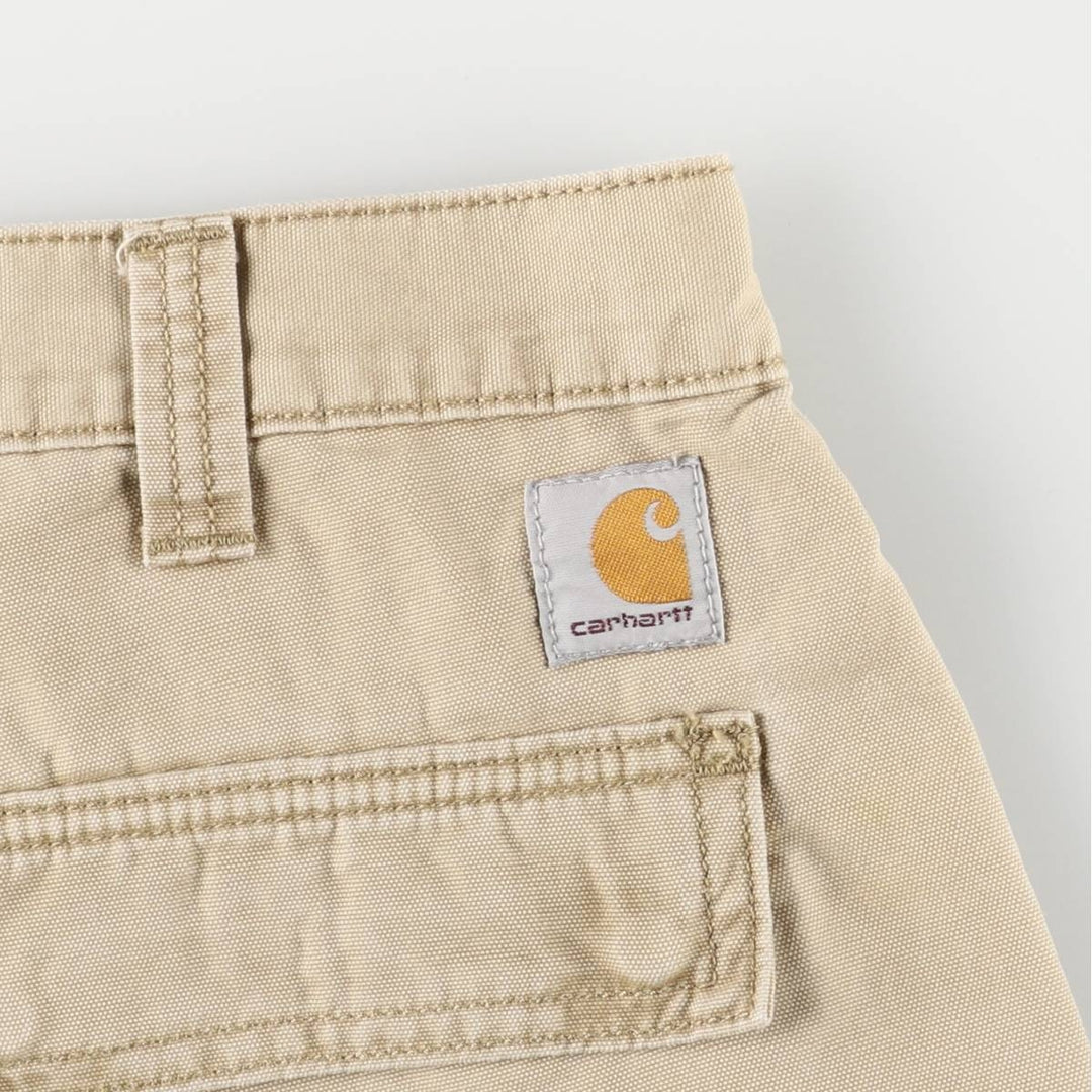 Carhartt Relaxed Fit Duck Painter Shorts, Men's, Size W35 cotton Khaki type beige Vintage Second Hand