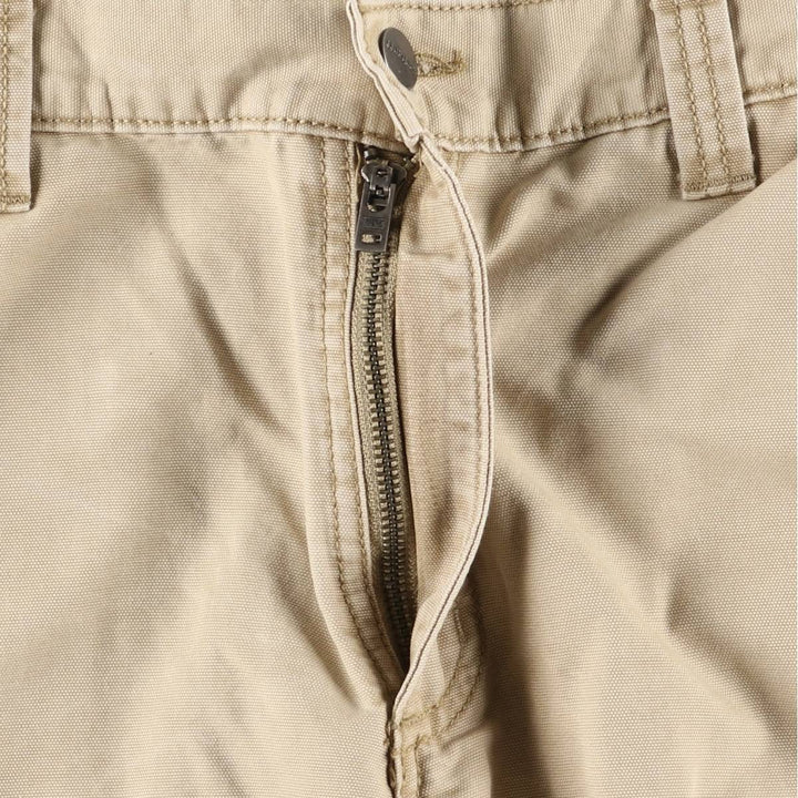 Carhartt Relaxed Fit Duck Painter Shorts, Men's, Size W35 cotton Khaki type beige Vintage Second Hand