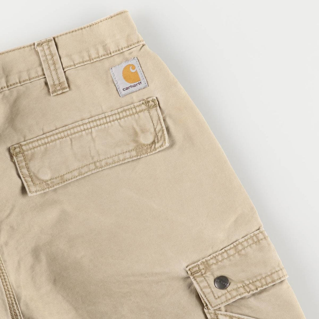Carhartt Relaxed Fit Duck Painter Shorts, Men's, Size W35 cotton Khaki type beige Vintage Second Hand