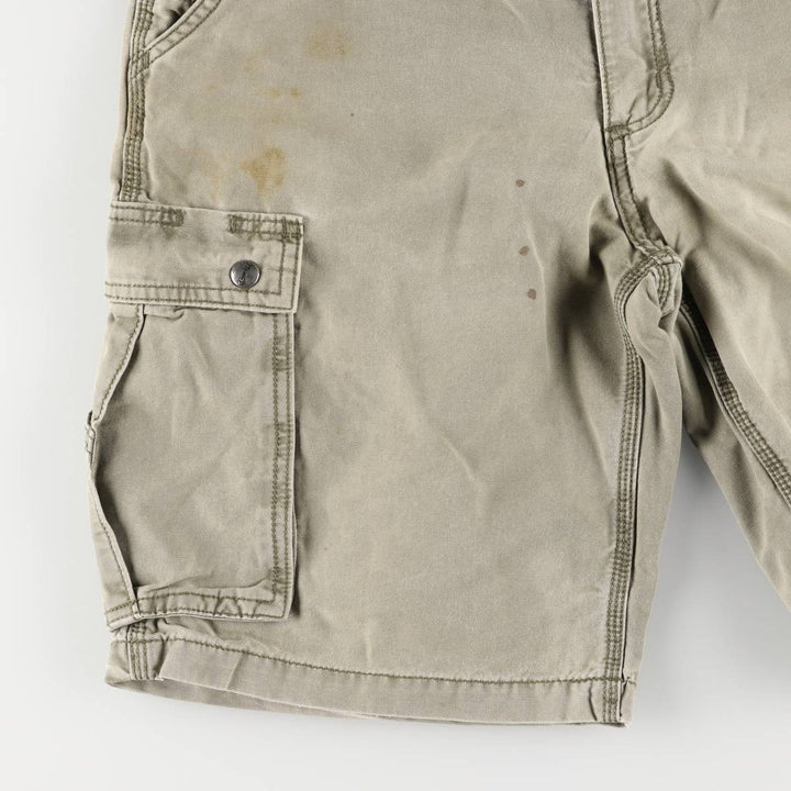 Carhartt Relaxed Fit Duck Painter Shorts, Men's, W34 equivalent cotton Khaki type Vintage Second Hand