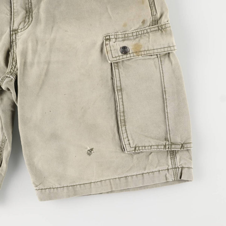 Carhartt Relaxed Fit Duck Painter Shorts, Men's, W34 equivalent cotton Khaki type Vintage Second Hand