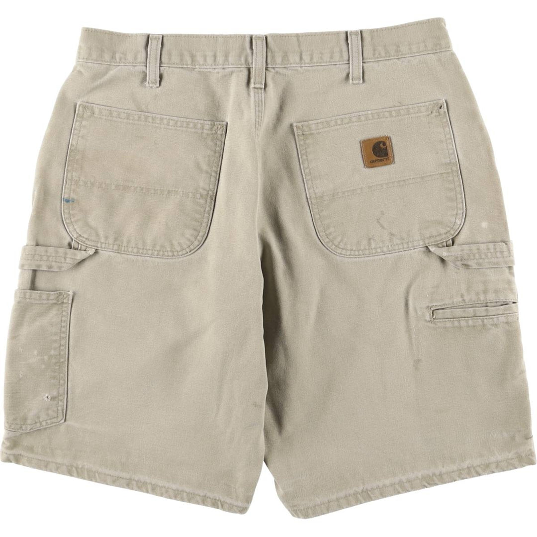 Carhartt Duck Painter Shorts, Shorts, Men's, W33 equivalent cotton Beige type Vintage Second Hand