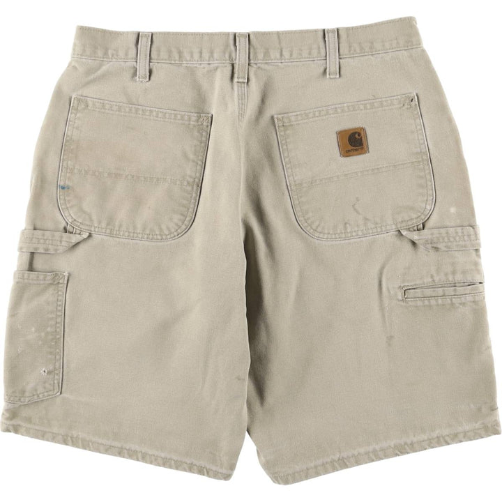 Carhartt Duck Painter Shorts, Shorts, Men's, W33 equivalent cotton Beige type Vintage Second Hand
