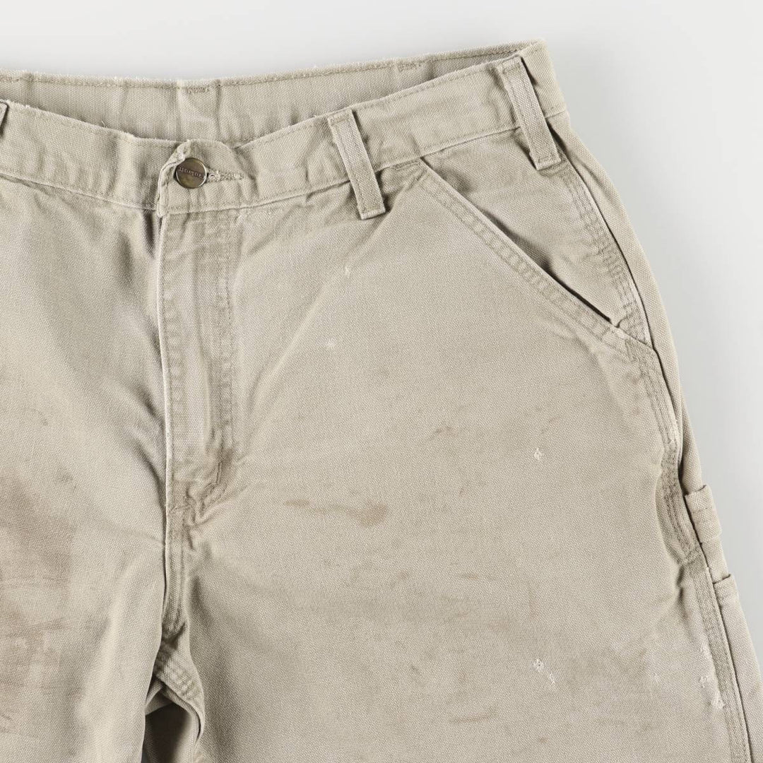 Carhartt Duck Painter Shorts, Shorts, Men's, W33 equivalent cotton Beige type Vintage Second Hand