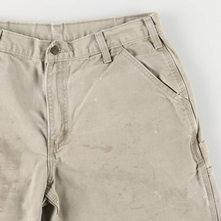 Carhartt Duck Painter Shorts, Shorts, Men's, W33 equivalent cotton Beige type Vintage Second Hand