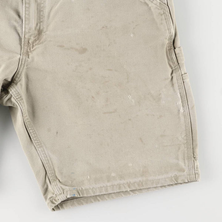 Carhartt Duck Painter Shorts, Shorts, Men's, W33 equivalent cotton Beige type Vintage Second Hand