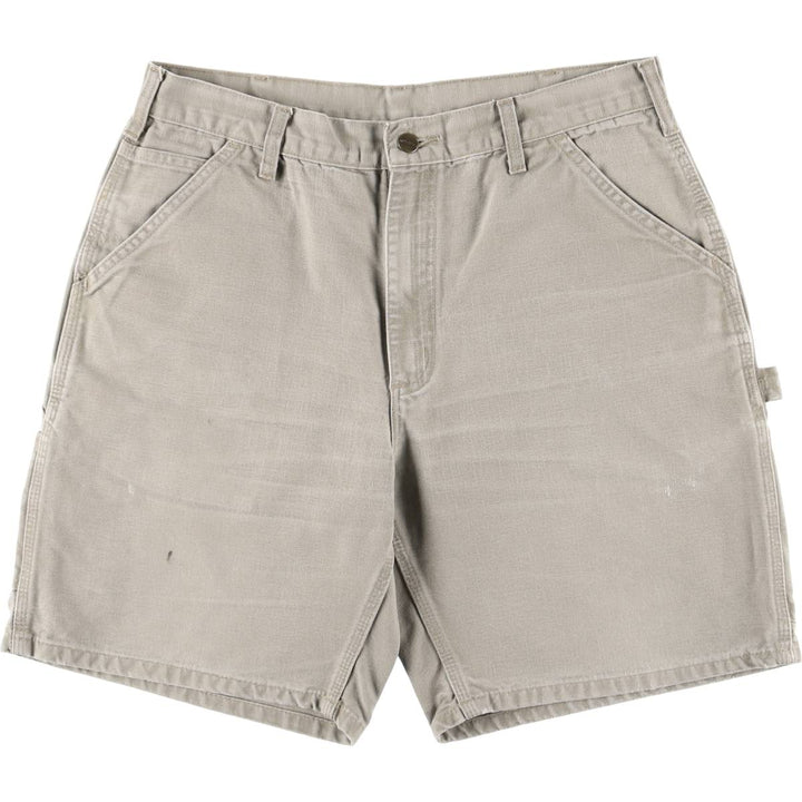 Carhartt Duck Painter Shorts, Shorts, Men's, W34 equivalent cotton pale white type Vintage Second Hand