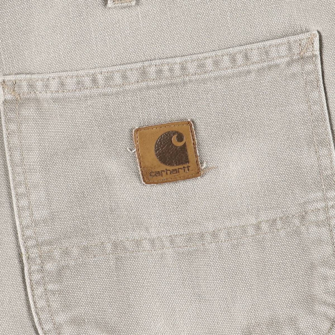Carhartt Duck Painter Shorts, Shorts, Men's, W34 equivalent cotton pale white type Vintage Second Hand