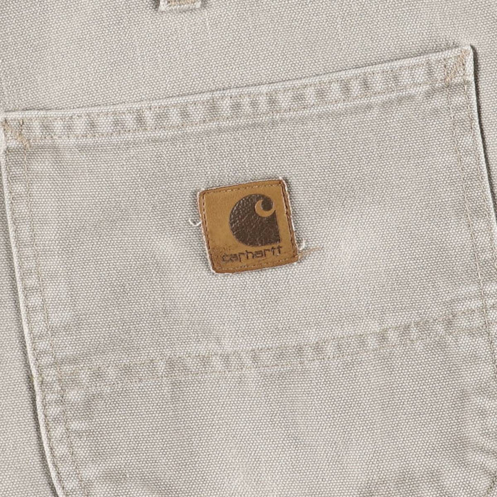 Carhartt Duck Painter Shorts, Shorts, Men's, W34 equivalent cotton pale white type Vintage Second Hand