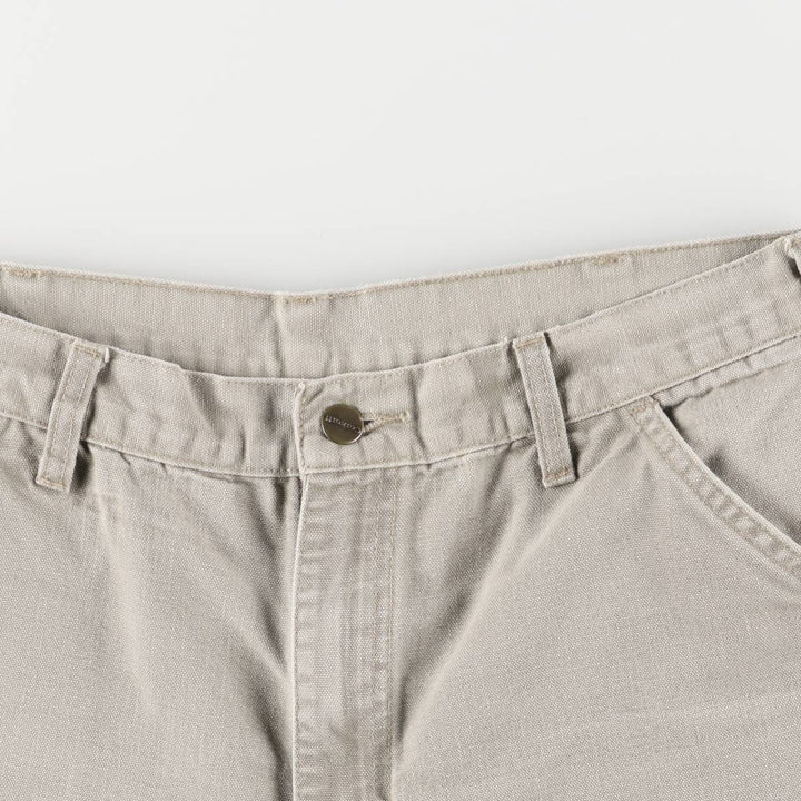 Carhartt Duck Painter Shorts, Shorts, Men's, W34 equivalent cotton pale white type Vintage Second Hand