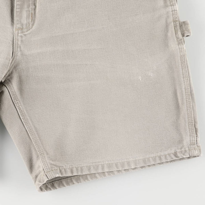 Carhartt Duck Painter Shorts, Shorts, Men's, W34 equivalent cotton pale white type Vintage Second Hand