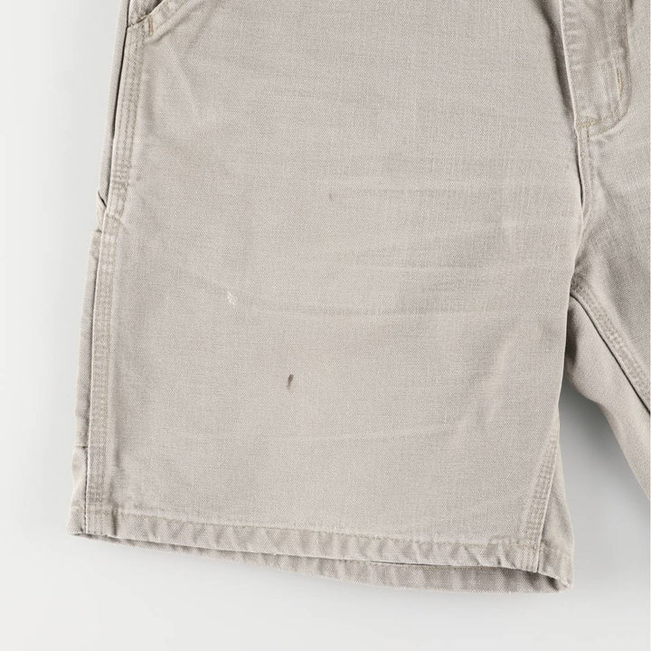Carhartt Duck Painter Shorts, Shorts, Men's, W34 equivalent cotton pale white type Vintage Second Hand