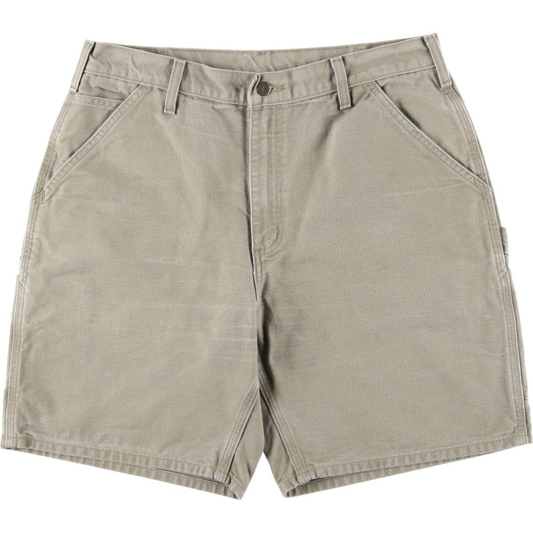 Carhartt Duck Painter Shorts, Shorts, Men's, W35 equivalent cotton Khaki type beige Vintage Second Hand